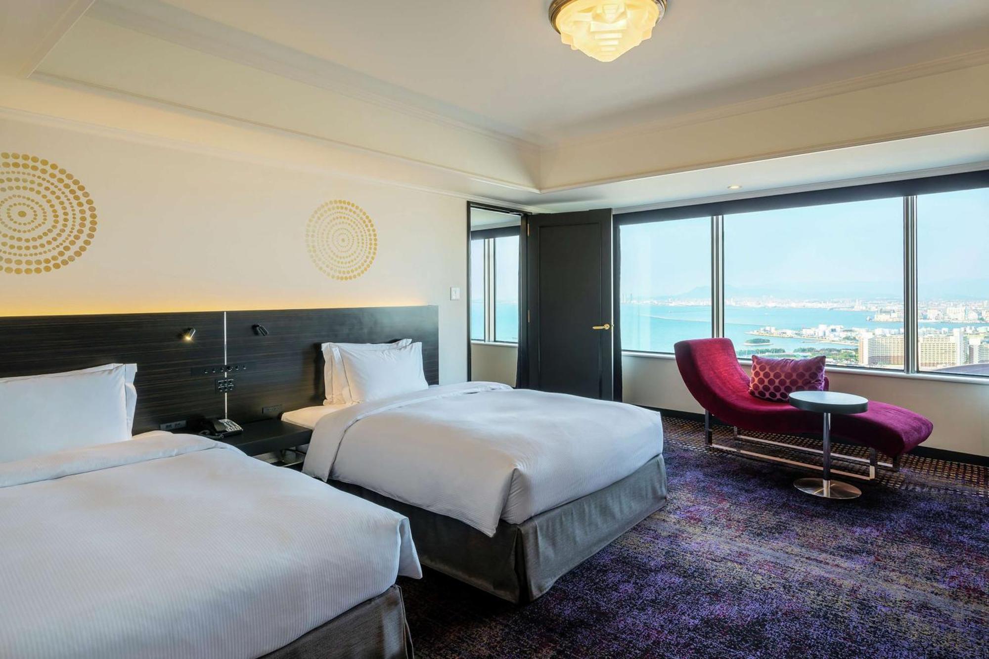 מלון Hilton Fukuoka Sea Hawk מראה חיצוני תמונה